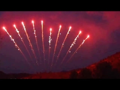 1.3g Festiwal fajerwerków jednorzędowych salutowanie pirotechnika 10 strzałów chińskie fajerwerki