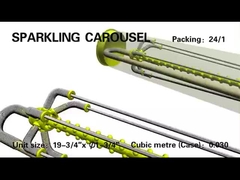 Karusel Czas Latarnia Sparkler, Mandaryński Świąteczny Ślub Zabawki Fajerwerki