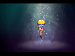 Festiwal Piękne fajerwerki, ręczny spray Helado lody fajerwerki