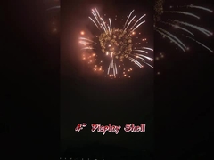 Sprzedaż hurtowa Mandarynka Profesjonalna 4calowe wyświetlacze muszelki fajerwerki 1,3g pirotechnika