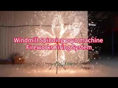 Zimna fontanna podwójne koła Elektryczny magiczny wiatrak Scene Fireworks Igniter Magiczne koło Fireworks