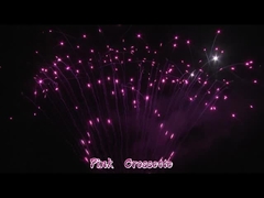 1.3G Profesjonalne fajerwerki Ciasto 180 strzałów Dostosowywalny Święto Bożego Narodzenia Różowy Crossette Outdoor