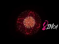 Liuyang Mandarin 1.3G UN0335 Profesjonalne Wyświetlacze Skorupy Fajerwerków 8 cali Moździerzowy Pocisk Artyleryjski