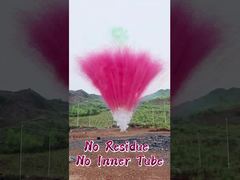 Bateria fajerwerków 100 strzałów, ciasto dzienne, fajerwerki, bez pozostałości, bez tuby wewnętrznej, kolorowy dym, fajerwerk