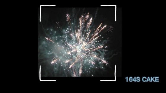 164 strzały Fajerwerki na tort Typ Okazja na Boże Narodzenie Fajerwerki na duże ciasto