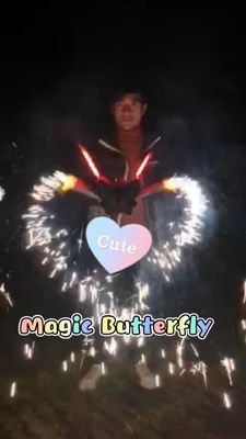Festiwal fajerwerków do zabaw na zewnątrz magiczny motyl fajerwerki 1.4G 0336 na uroczystość