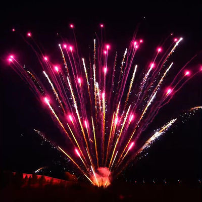 Mandarynkowe fajerwerki Pirotechnika Profesjonalny pokaz sztucznych ogni Ciasto 1,3 g Liuyang Factory Fajerwerki