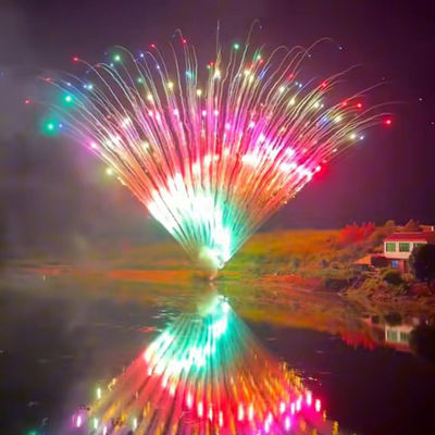 Liuyang Mandarin Fireworks Pyrotechnika 150 strzałów Duży tort Fireworks 1.3g Un0335 Profesjonalny