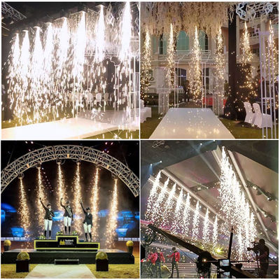 800W Waterfall Remote Inverted Cold Spark Machine for Stage Spark Fall Control Mode DMX512/Remote