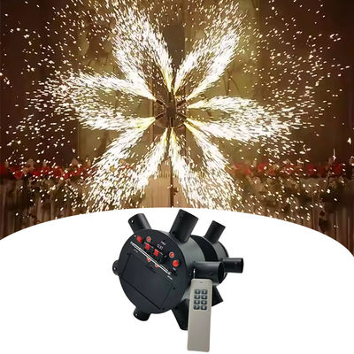 Zdalne sterowanie zimna fontanna podwójne kółka Elektryczny magiczny wiatrak Faza fajerwerki zapalnik Magiczne koło fajerwerki Sprzęt do palenia