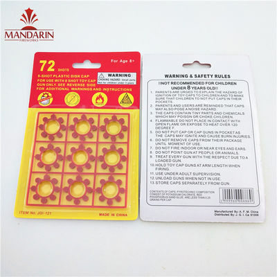Novelty Toys Gun Fireworks , 121 Cowboy Cap 8 Shots Plastic Ring Caps