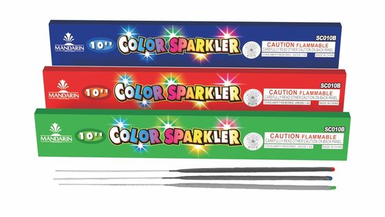 Festiwal 10''Cal Kolor Sparkler Fajerwerki Szczęśliwa Rodzina Fajerwerki Pirotechnika Na Nowy Rok