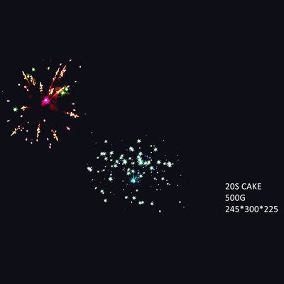 Chińskie dostosowane fajerwerki eksportowe Salute wysokiej jakości 20 strzałów Cake Fire Works