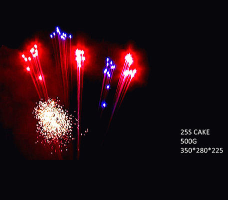 Niestandardowe pirotechniczne 25 strzałów Nowy rok Outdoor Classic Consumer Cake Fajerwerki na sprzedaż