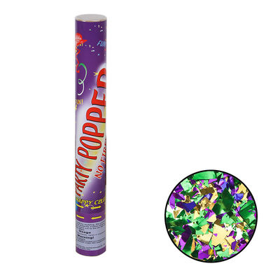 Dostosowane kolorowe papierowe konfetti Cannon / Party City Confetti Cannon
