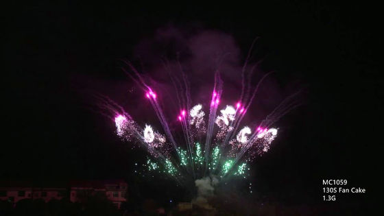 130 Strzałów Święto Bożego Narodzenia Ciasto Fajerwerki Na zewnątrz Profesjonalne pirotechniki