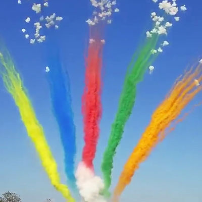 Custom Mandarin Pyrotechnics Daytime Salute Cake Fajerwerki 49 strzałów
